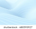 Abstract White Wave Background. ...