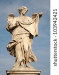Small photo of Rome - Ponte Sant'Angelo, Angel with the Sudarium