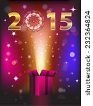 magical gift card for 2015 new... | Shutterstock . vector #232364824