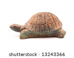 A Big Brown Clay Tortoise For...