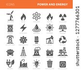 energy icons grey vector... | Shutterstock .eps vector #1277766301