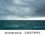 Stormy Sea  Abstract Dark...