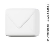 white envelope high quality 3d... | Shutterstock . vector #2128553567