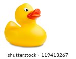 Image Of A Cute Rubber Duckling ...