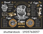 restaurant coffee menu design.... | Shutterstock .eps vector #1935763057