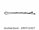Small photo of Bobby pin / hairpin on the white background