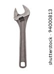 Small photo of adjustable spanner (monkey wrench) isolated on white background