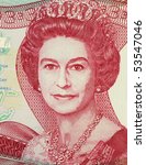 Small photo of BAHAMAS - CIRCA 1984: Queen Elizabeth II (1926-) on 3 Dollars 1984 Banknote from Bahamas. Queen regnant of 16 independent sovereign states known as the Commonwealth realms.