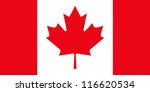 flag of canada | Shutterstock .eps vector #116620534