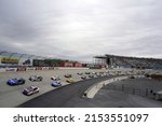 Small photo of May 01, 2022 - Dover, DE, USA: Chris Buescher races for the DuraMAX Drydene 400 at Dover Motor Speedway in Dover, DE.