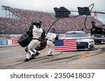 Small photo of August 06, 2023 - Brooklyn, MI, USA: NASCAR Cup Series Driver, Brad Keselowski (6) races for position for the FireKeppers 400 at the Michigan International Speedway in Brooklyn MI.