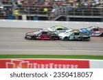 Small photo of August 06, 2023 - Brooklyn, MI, USA: NASCAR Cup Series Driver, Justin Haley (31) races for position for the FireKeppers 400 at the Michigan International Speedway in Brooklyn MI.
