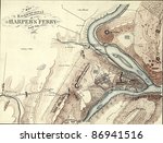 Map Of Harper's Ferry  West...