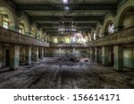 Old Theater Inside Decayed...