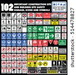 102 important construction site ... | Shutterstock .eps vector #514478827