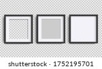 photo frames isolated on white  ... | Shutterstock .eps vector #1752195701