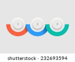 white buttons   number options... | Shutterstock .eps vector #232693594
