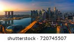 Cityscape Of Singapore City...