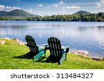 Adirondack Chairs. Mirror Lake  ...