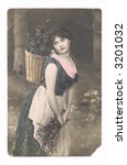Handpainted Vintage  Postcard   ...