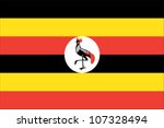 uganda flag | Shutterstock .eps vector #107328494