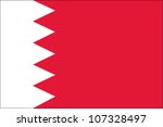 bahrain flag | Shutterstock .eps vector #107328497