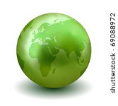 green earth globe | Shutterstock . vector #69088972
