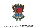 flag of michoacan states ... | Shutterstock .eps vector #358750187
