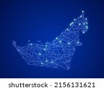 communication network map of... | Shutterstock .eps vector #2156131621