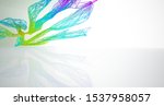 abstract wire smooth... | Shutterstock . vector #1537958057