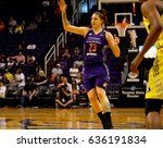 Small photo of Cayla George forward/center for Phoenix Mercury at Talking Stick Resort Arena in Phoenix,AZ USA May 7,2017.