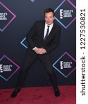 Small photo of LOS ANGELES, CA. November 11, 2018: Jimmy Fallon at the E! People's Choice Awards 2018 at Barker Hangar, Santa Monica Airport.