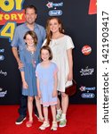 Small photo of LOS ANGELES, USA. June 12, 2019: Alyson Hannigan, Alexis Denisof, Satyana Marie Denisof & Keeva Jane Denisof at the world premiere of "Toy Story 4" at the El Capitan. Picture: Paul Smith/Featureflash