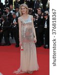 Small photo of CANNES, FRANCE - MAY 18, 2014: Vanessa Hessler at the gala premiere of "The Homesman" at the 67th Festival de Cannes.