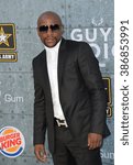 Small photo of LOS ANGELES, CA - JUNE 7, 2015: Boxer Floyd Mayweather at Spike TV's 2015 Guys Choice Awards at Sony Studios, Culver City.