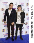 Small photo of Mark Wright and Dougie Poynter arriving for the British Comedy Awards 2011 at Fountains Studios, Wembley, London. 19/12/2011 Picture by: Steve Vas / Featureflash