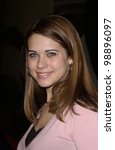 Small photo of Actress LINDSY FONSECA at the world premiere, in Hollywood, of The Perfect Score. January 27, 2004