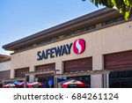 Small photo of San Jose, CA - Jul 25, 2017: Safeway Grocery Store. Headquartered in Pleasanton, CA., Safeway Inc. is a supermarket chain and is a subsidiary of Albertson's.