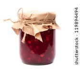 Jar With A Red Berries Jam....