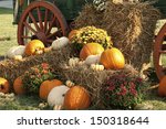 Autumn Antique Wagon And...