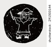 wizard doodle | Shutterstock .eps vector #291503144