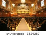 Old Auditorium With Organ  Gold ...