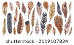 rustic decorative tribal... | Shutterstock .eps vector #2119107824