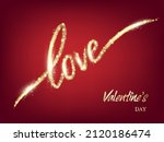 vector postcard with gold... | Shutterstock .eps vector #2120186474
