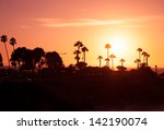 Sunset In California  La Jolla