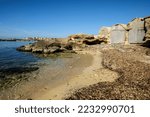 Small photo of Ancient Fishermen's Houses of Ca'n Curt, Ses Salines, Mallorca, Balearic Islands, Spain