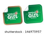 special gift stickers | Shutterstock . vector #146975957