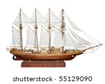 Antique Model Sailing Ship...