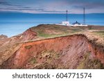 Small photo of Fog Signal Station on Flamborough Head / Flamborough Head is an eight mile long promontory on the Yorkshire coastline. It is a chalk headland, with sheer white cliffs