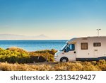 Camper  recreational vehicle on ...